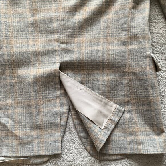 Vintage Plaid Sports Jacket. Clipper Craft by The Blade. See Measurements Below. - Picture 15 of 16